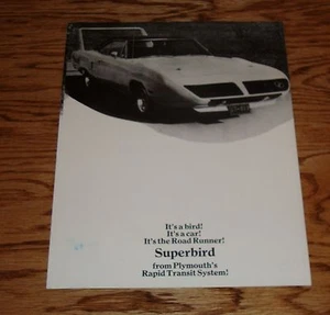 Folleto de ventas Plymouth Road Runner Superbird 1970 70 - Imagen 1 de 2