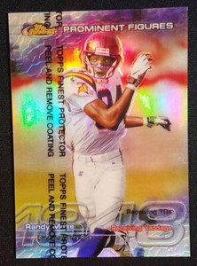 1999 Topps Finest #PF57 Randy Moss Prominent Figures /1848 Vikings HOF NM-MINT++