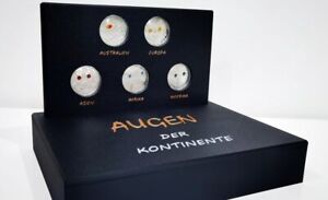 Sammelkassette & Münzaufsteller 20 Euro Münzen Österreich Augen der Kontinente