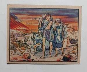 R69  HORRORS OF WARS #41 CHINESE VICTIMS OF WAR 1938 NON SPORT GUM CARD VG/EX