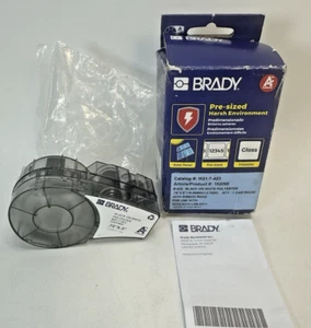 Etiquetas de poliéster Brady auténticas (M21-7-423) de gran tamaño para ambientes duros .75"x.5 - Imagen 1 de 11