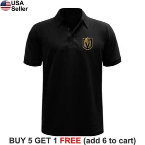 Polo Las Vegas Golden Knights LVGK con botones en muy buena condición cofre de golf - Imagen 1 de 4