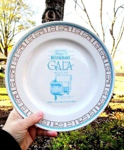 1985 ATLANTIC CITY 2nd Annual RESTAURANT GALA Plate BALLY'S PARK PLACE CASINO NJ - Picture 1 of 6
