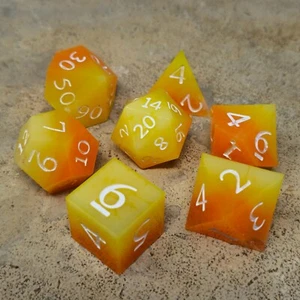 Halloween Zuckermais Würfel Set Dnd Rollenspiele RPG Dungeons & Dragons D20 - Bild 1 von 2