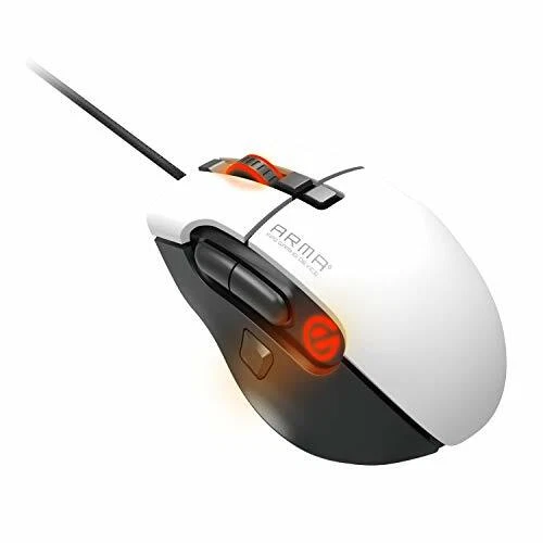 ELECOM Gaming Mouse M Size 8 Button ARMA White M-ARMA50WH  tracking NEW - Image 1 of 1