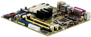 ASUS P5GD2-VM/S LGA775 4x DDR2 2x PCI PCIe 4x SATA IDE/ATA FDD - Bild 1 von 2