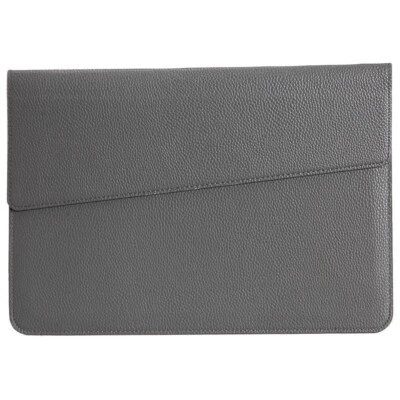 Sobre de cuero PU MoArmouz funda ultrafina para MacBook 12 pulgadas - gris Foto 1 de 4