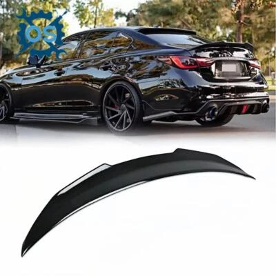 Duckbill Trunk Spoiler PSM Wing Gloss Black For Infiniti G35 G25 G37 Sedan Foto 1 de 4