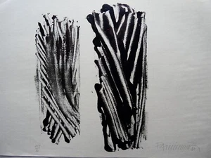 Fred Alfred Theophil Fathwinter (1906,1974), composizione, monotipo, autografato - Foto 1 di 7