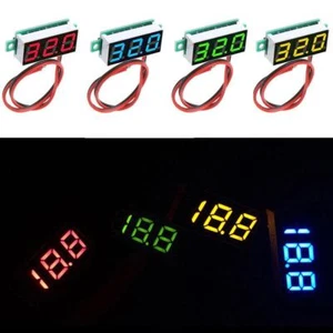 Mini Voltmetro Display LED 2,5-30V 0,28" Tester Digitale 20224c Tensione V1I0 N8I0 - Foto 1 di 16