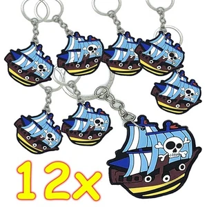 12 LLAVEROS BARCO PIRATA pirata pirata colgante niños fiesta - Imagen 1 de 5