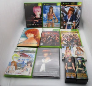 XBOX XBOX360 DEAD OR ALIVE & Xtreme Beach Volleyball w/CD & 2Figure & 2Cards - Picture 1 of 24