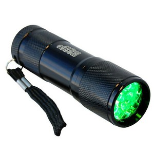 HQRP Hunting Green LED Aluminium Flashlight Torch Light Lamp