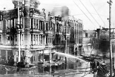 SAN FRANCISCO EARTHQUAKE FIREFIGHTERS 1906 8x12 GLOSSY PHOTO PRINT
