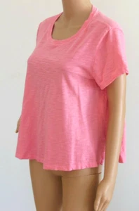 Gap weiches und entspanntes klassisches T-Shirt True Pink Kurzarm Baumwolle Damen XL EUC - Bild 1 von 8