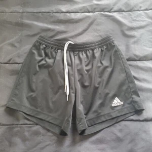 women small black drifit ADIDAS shorts - Picture 1 of 1