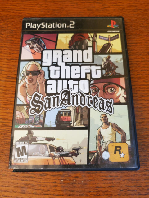 Gta Sa - Grand Theft Auto San Andreas Ps2 - Original, Jogo de Videogame  Playstation-2 Usado 39808621