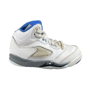 Nike Air Jordan 5 Retro Stealth PS Toddler Boys Size 11C Blue White Sneaker Shoe - Picture 1 of 11