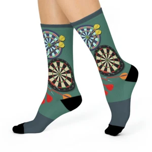 Dart Board Socks, Original, Pub Darts, Unisex, Novelty, Bars, Alcohol - Imagen 1 de 7