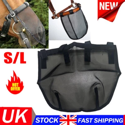 Horse Nose Net Sun Fly Mask Shield Pollen Filter Animal Nose Protection Net S/L~ - Image 1 of 4
