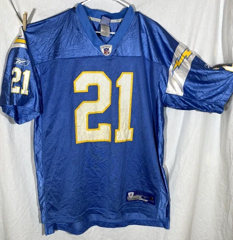 San Diego Chargers Jersey Mens Large LaDainian Tomlinson Reebok NFL Football Cover