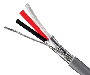Quabbin Wire P/N 7325 22 AWG 3C Shielded Control Cable eq. Belden 8771 50 feet - Picture 1 of 2