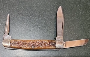 Western Boulder Colo 3 Blade Folding Pocket Knife - Picture 1 of 24