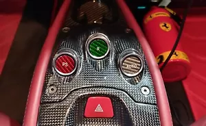 Se adapta a Ferrari 458 Italia Speciale 10-15 F1 cubiertas de botón de engranaje Tri fibra de carbono - Imagen 1 de 4