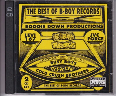 2CD "THE BEST OF B-BOY RECORDS" COLD CRUSH BROTHERS LEVI 167 JVC FORCE BUSY BOYS - Bild 1 von 2