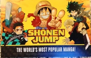 2023 NYCC Viz Exc. Tarjeta manga Shonen Jump promoción 5 1/2"" X 8 1/2"" totalmente nueva como nueva - Imagen 1 de 2
