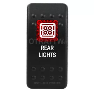 OTRATTW Carling Technologies Contura II Rocker Switch, REAR LIGHTS, RED LENS - Foto 1 di 6