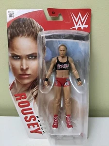 Rowdy Ronda Rousey WWE Basic Series 105 Chase Variant UFC Rare Red (Corner Bent) - Picture 1 of 9