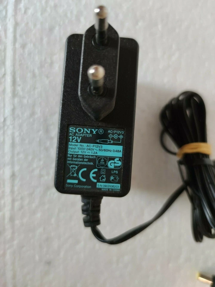 Sony AC Power Adapter AC-P12V3, 12V, 1.2A, #5 - Bild 1 von 1