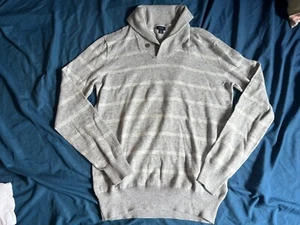 J. Crew Striped Shawl Collar Sweater Small $128 - Picture 1 of 4