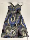 She's Cool Women's Large Dress New With Tags Paisley Floral Boho Festival Hippie