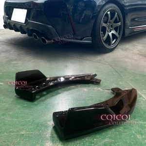 Painted Gloss Black 2PCS rear spoiler splitter for Toyota 19~ Corolla hatchback◎ - Picture 1 of 6