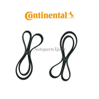 OEM Continental 2×Belt for BMW 550i 645Ci 650i 745Li 745i 750Li 750i 4.0 4.4 - Image 1 of 4