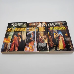 Caithan Crusade Series PB Books 1 3 4 Julie Dean Smith Madness Sage Wizard King - Picture 1 of 10