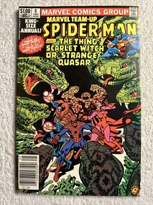 Marvel Team-Up King-Size Annual #5 Marvel Comics 1982 Spider-Man Scarlet Witch - Picture 1 of 2
