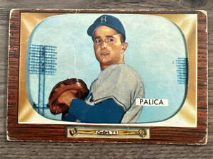 1955 Bowman Baseball #195 Erv Palica  Brooklyn Dodgers
