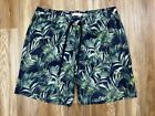 Onia Mens The Charles 7 Brief Lined Performance Stretch Swim Shorts Floral Large