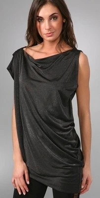 DVF Diane Von Furstenberg PETALINA Jersey Túnica Top Mini Vestido M 6 8 EE. UU. $185 Foto 1 de 4