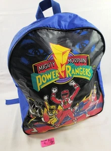 Might Morphin Power Rangers 1994 BLUE Backpack ranger black yellow pink red - Picture 1 of 9
