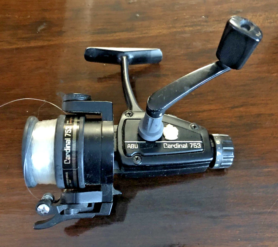 Abu Garcia Cardinal 753 Indiana Vintage Spinning Fishing Reels for