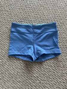 Ivivva Bike Shorts Blue 8 Girls Medium - Picture 1 of 5