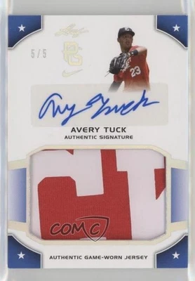 2015 Leaf Perfect Game National Showcase Silver Holofoil /5 Avery Tuck Auto - Image 1 of 2