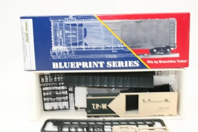 Branchline HO Scale TPW Toledo Peoria Western 40' AAR Box Car Kit NIB - Image 1 of 4