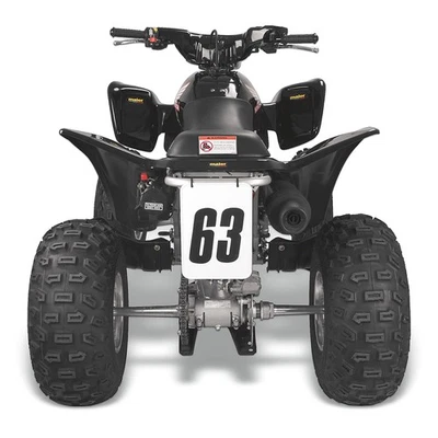 Maier Mfg matrícula trasera - blanco para 1987-2004 Yamaha YFM350X Warrior ATV Foto 1 de 3