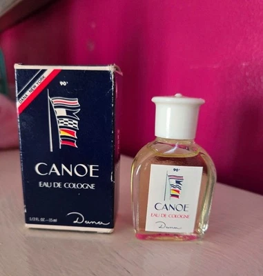 Vintage Dana Canoe 90 Graus Eau De Cologne Splash 0,5 fl oz/15 ml Novo na caixa  - Imagem 1 de 3