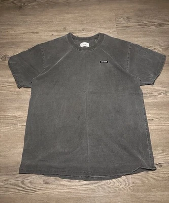 Camiseta Joah Marrón Talla OS Sol Gris Desteñido Logo Gran Tamaño Cuello Redondo Camiseta S/S  Foto 1 de 4